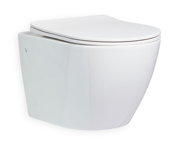 Hav WC Verkort Softclose zitting 49cm - Glanzend wit