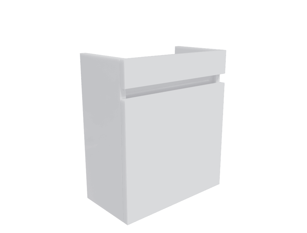 Mette toiletkast Hoogglans wit 40cm - Hoogglans wit