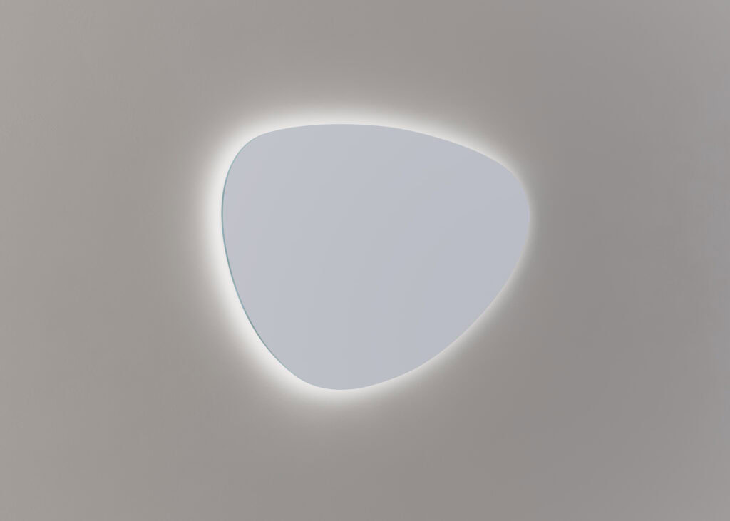 Mette spiegel Nomi organisch 100cm - Aluminium