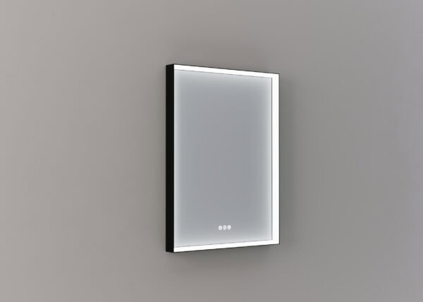 Mette spiegel Nea rechthoekig 60cm -Mat zwart