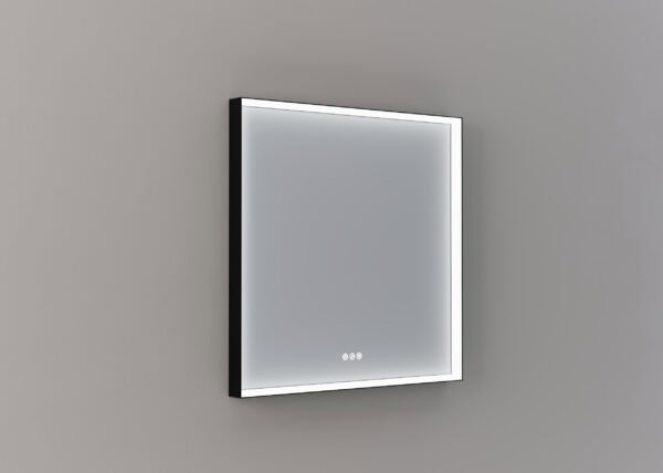 Mette spiegel Nea rechthoekig 80cm - Mat zwart