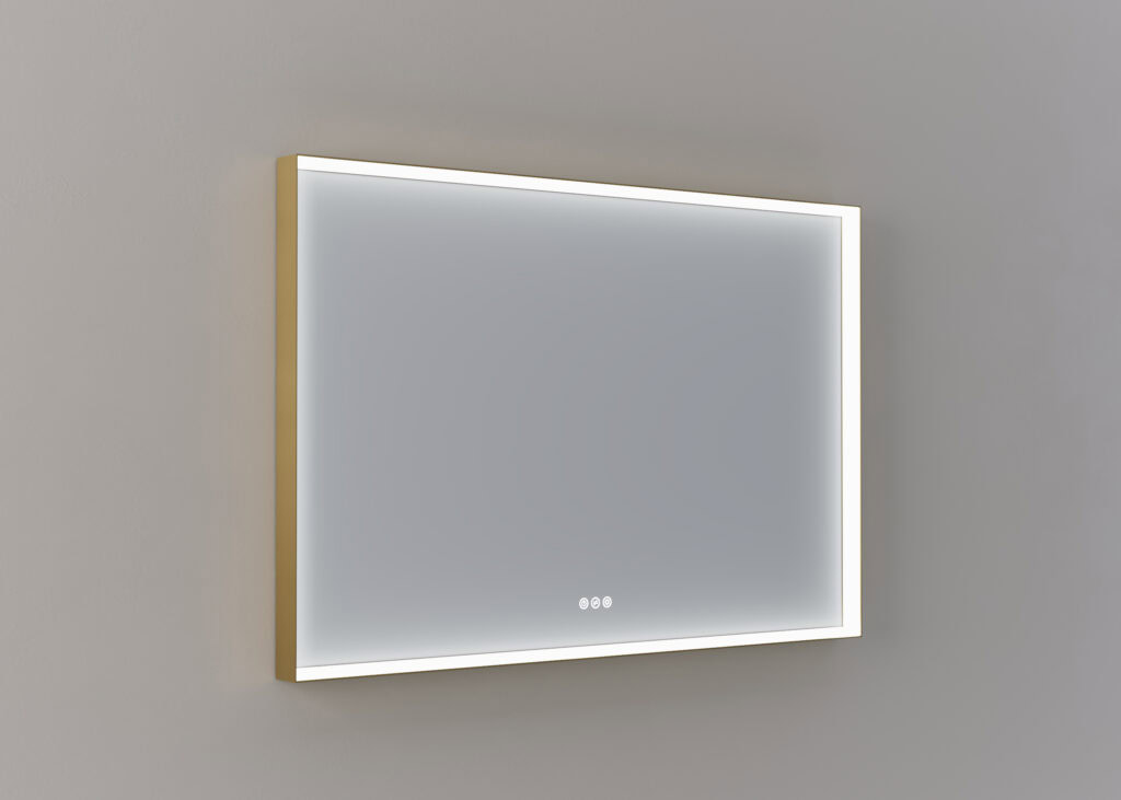 Mette spiegel Nea rechthoekig 120cm - Messing