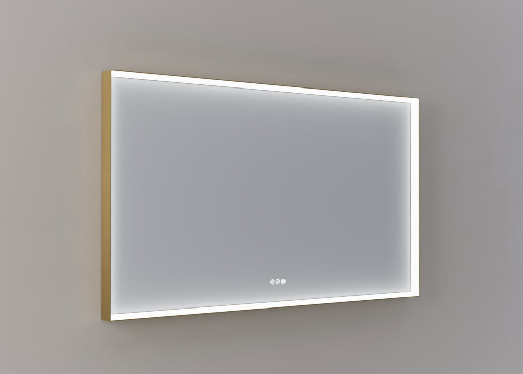 Mette spiegel Nea rechthoekig 140cm - Messing