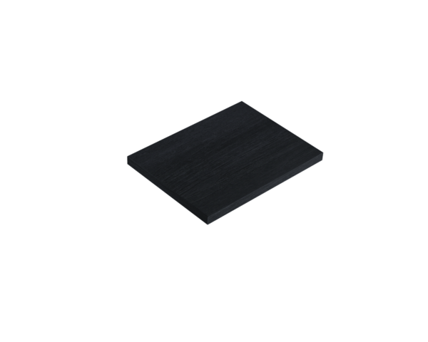 Mette topblad Nero 60cm
