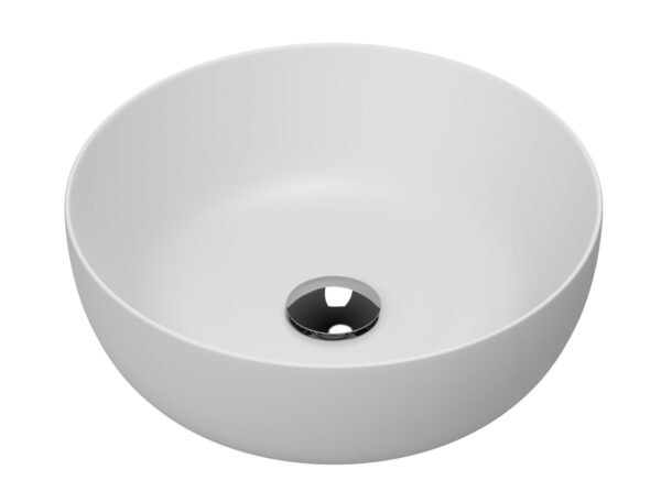 Mette keramische opbouwkom - Mat wit 41,5cm