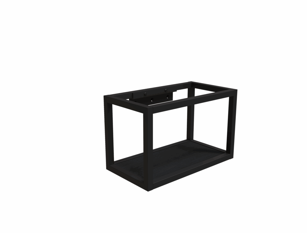 Mette open toiletkast Nero 40cm