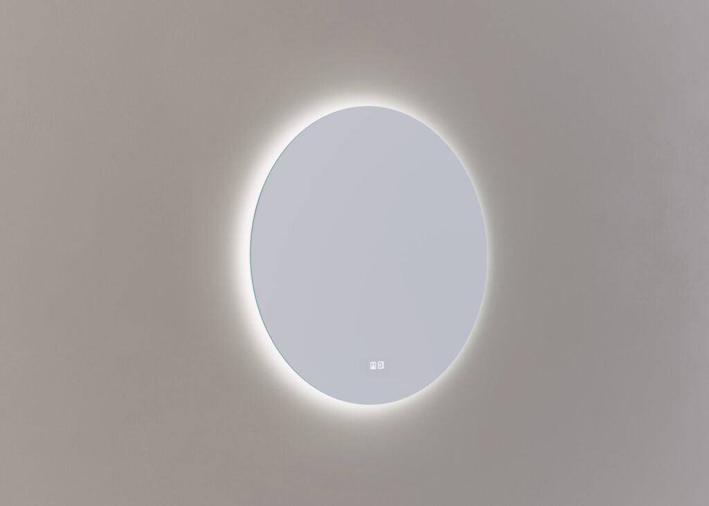 Mette spiegel Britt rond 80cm - Aluminium