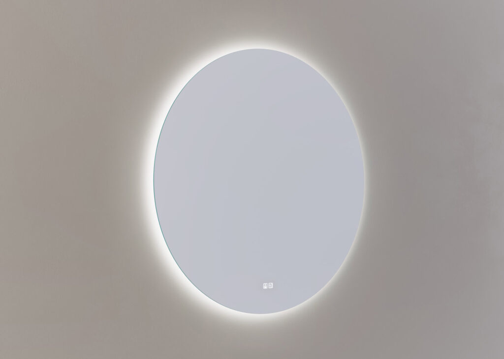 Mette spiegel Britt rond 100cm - Aluminium