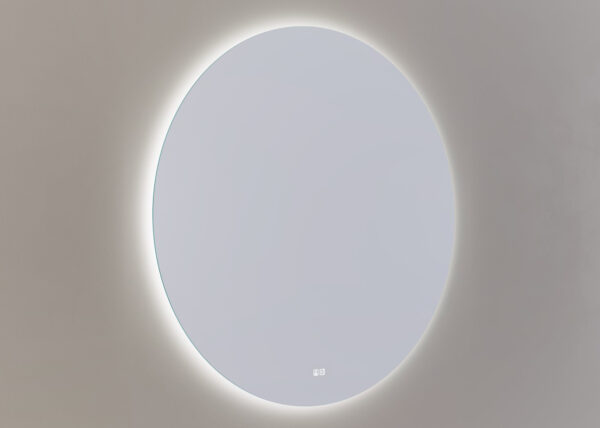 Mette spiegel Britt rond 120cm - Aluminium