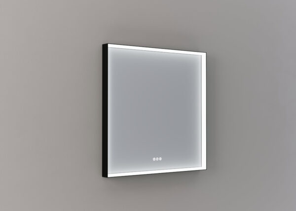 Mette spiegel Nea rechthoekig 80cm - Mat zwart