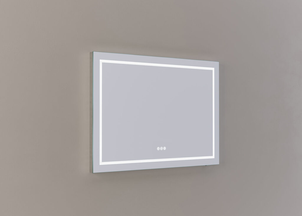 Mette spiegel Inga rechthoekig 80cm - Aluminium