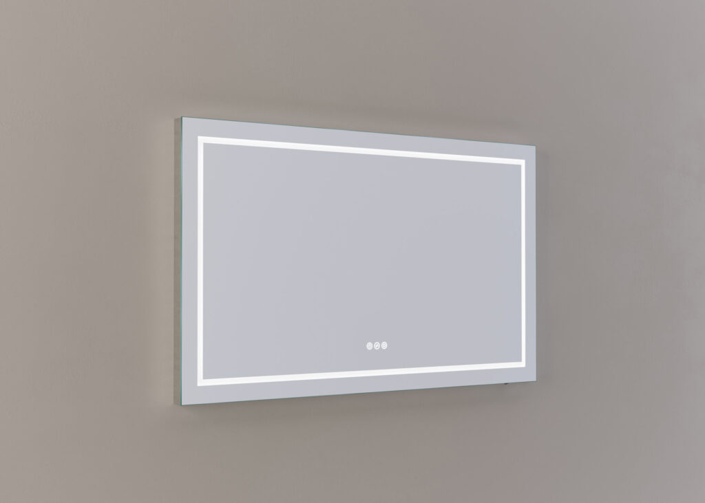 Mette spiegel Inga rechthoekig 120cm - Aluminium